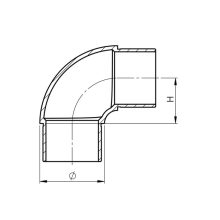 sarok toldóidom 42,4mm-es csőhőz